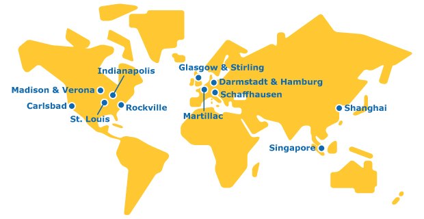 Millipore CTDMO Global sites