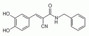 AG 490 A cell-permeable, reversible, substrate competitive, and potent inhibitor of epidermal growth factor receptor kinase autophosphorylation (IC50 = 100 nM).